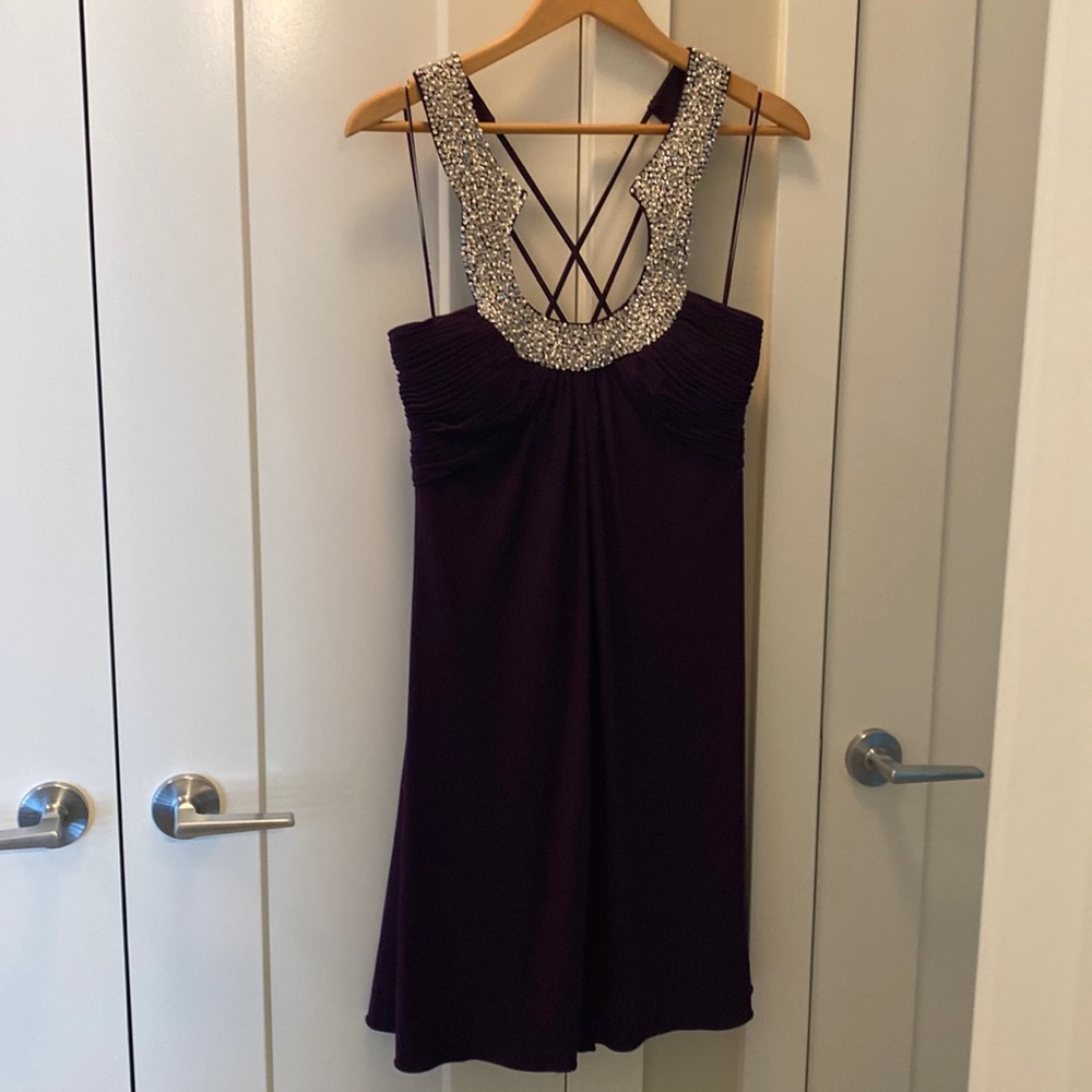 Fancy purple dress